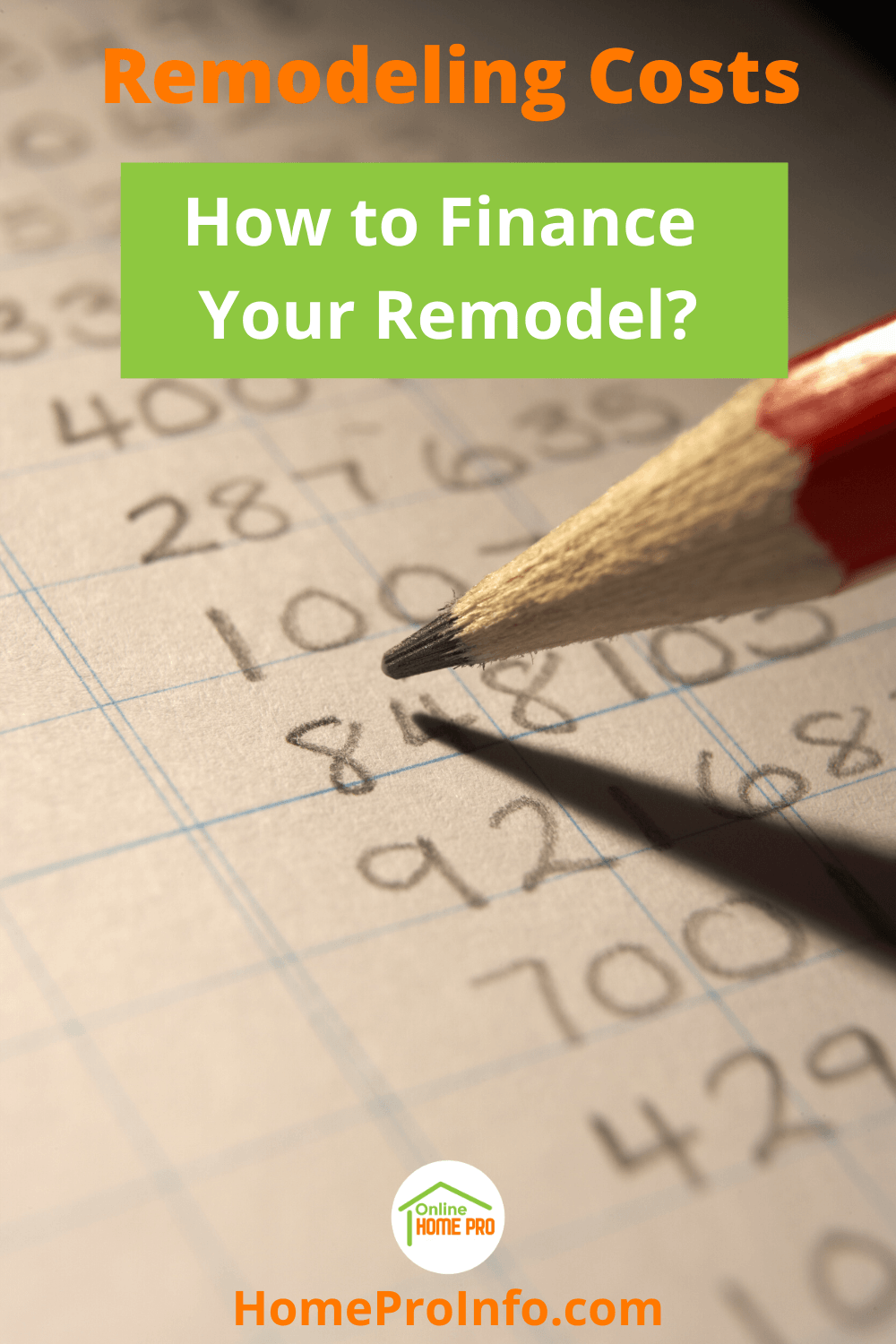 home remodel costs and financing