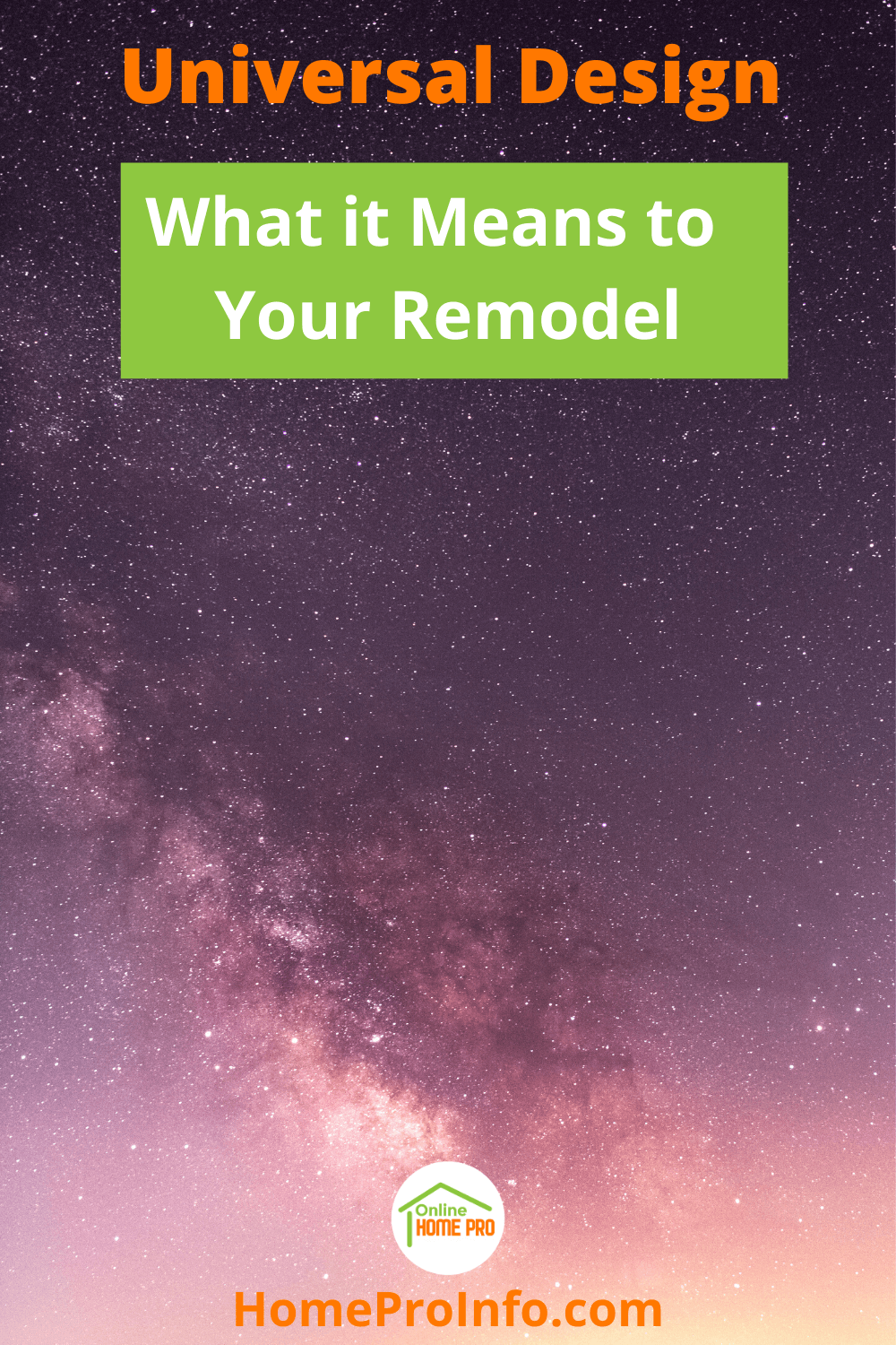 universal design and remodeling
