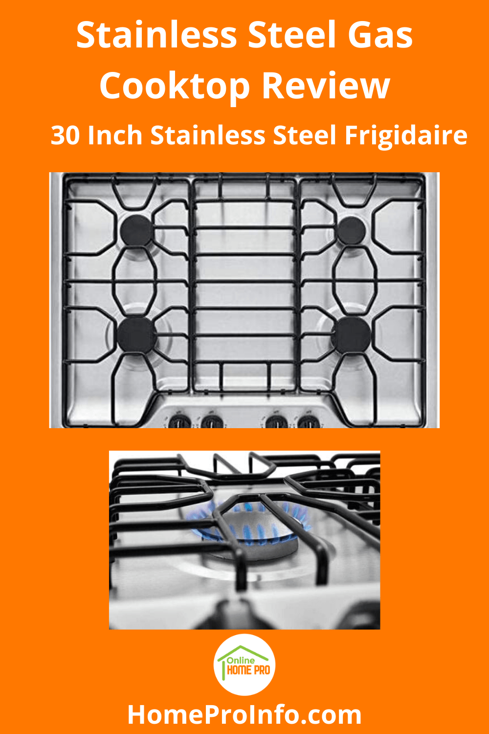 30 inch stainless gas cooktop
