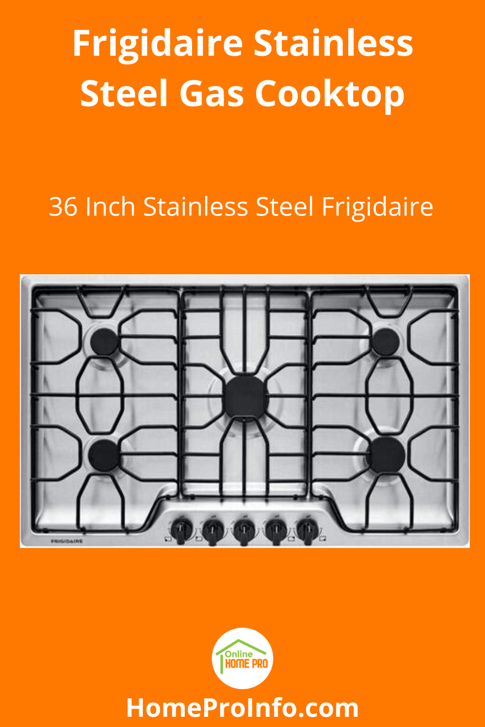 36 inch stainless gas cooktop