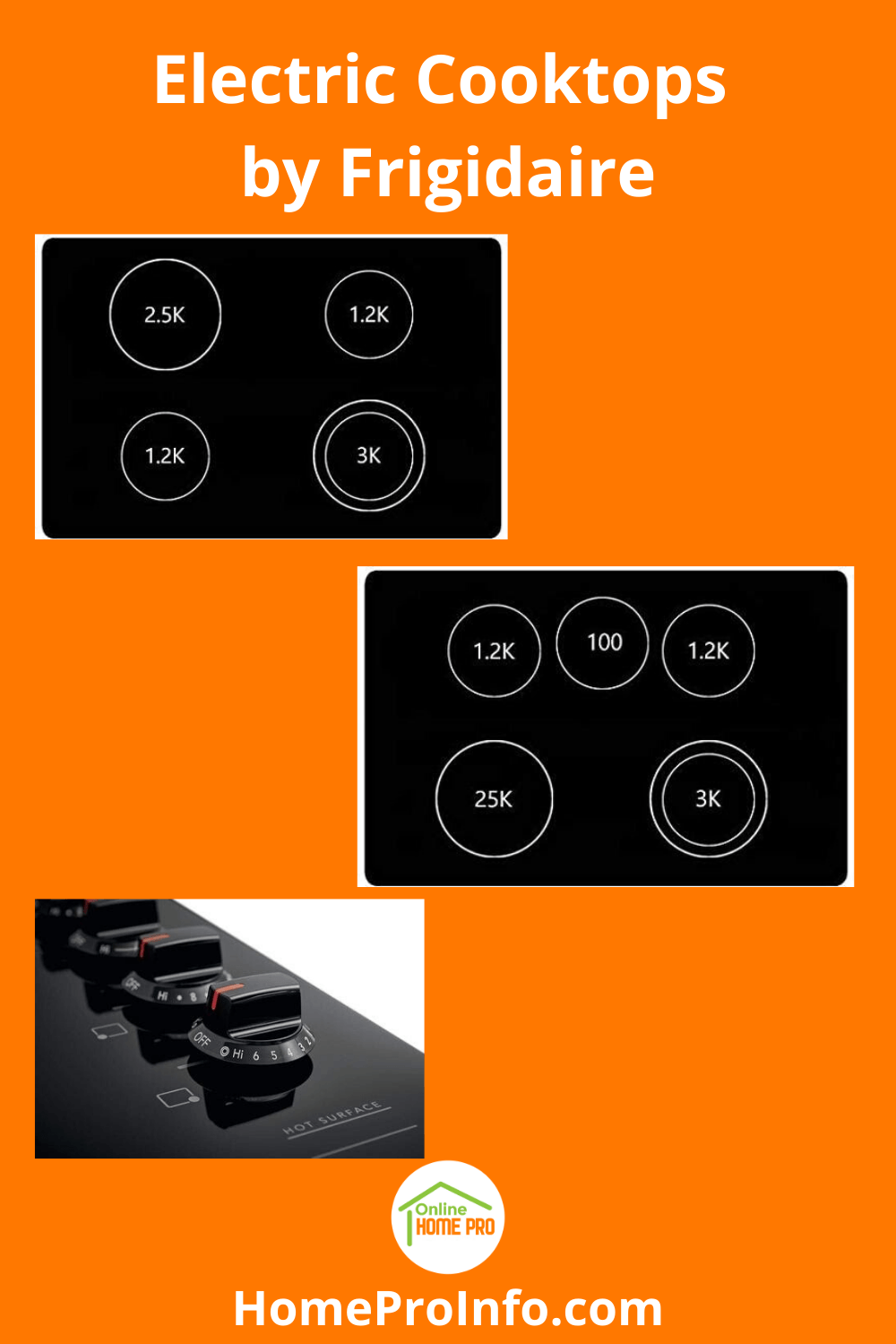 _ frigidaire electric cooktops
