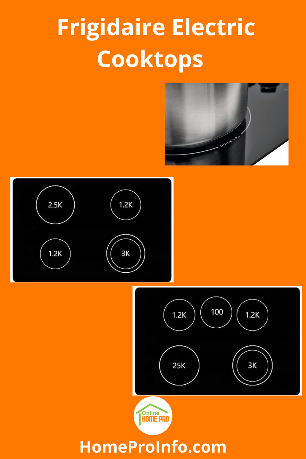 frigidaire electric cooktops