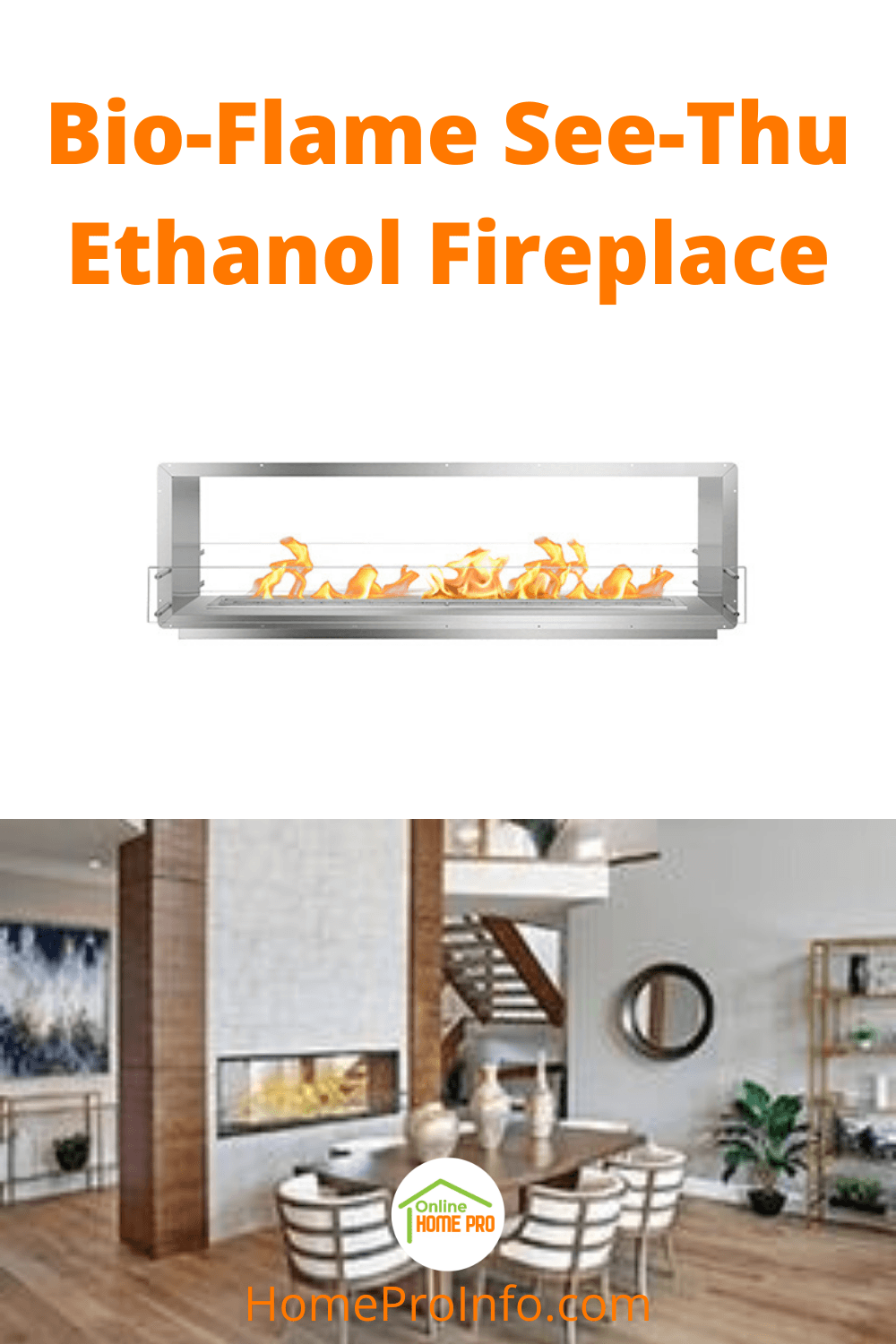 bio flame see thru ethanol fireplace