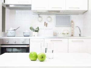 all white kitchen