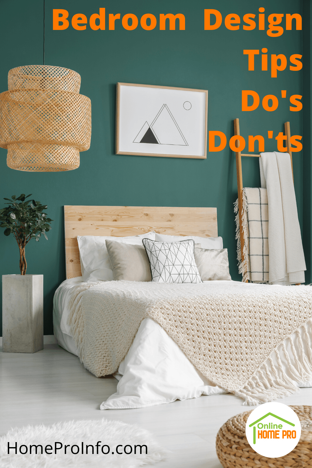 Bedroom design tips do's don'ts
