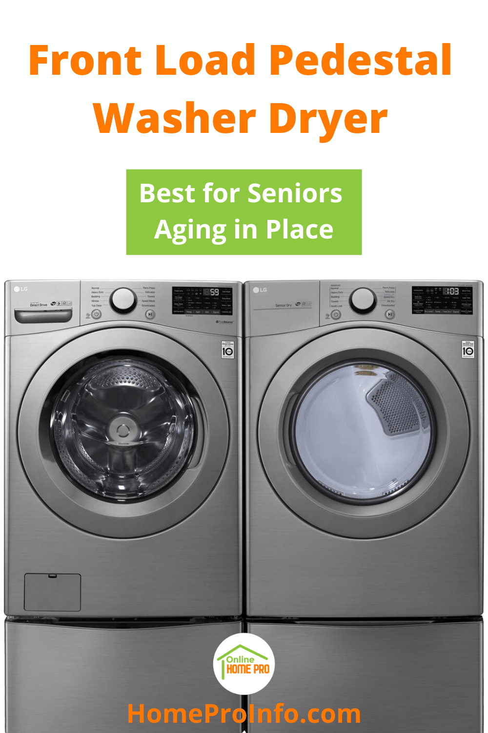 front load washer dryer