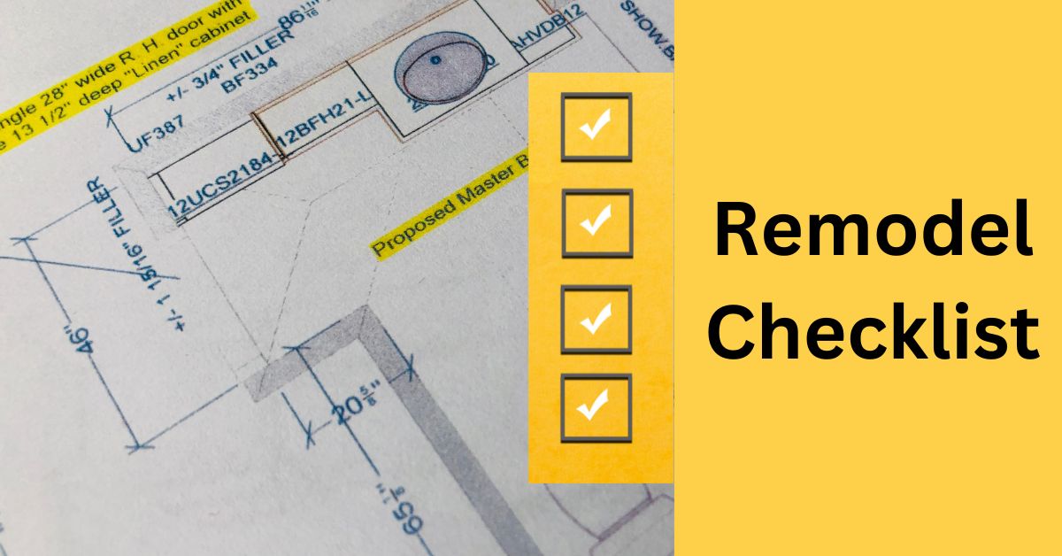 Remodel Checklist